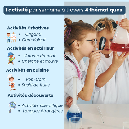 Calendrier d’activités Famille (6–10 ans)