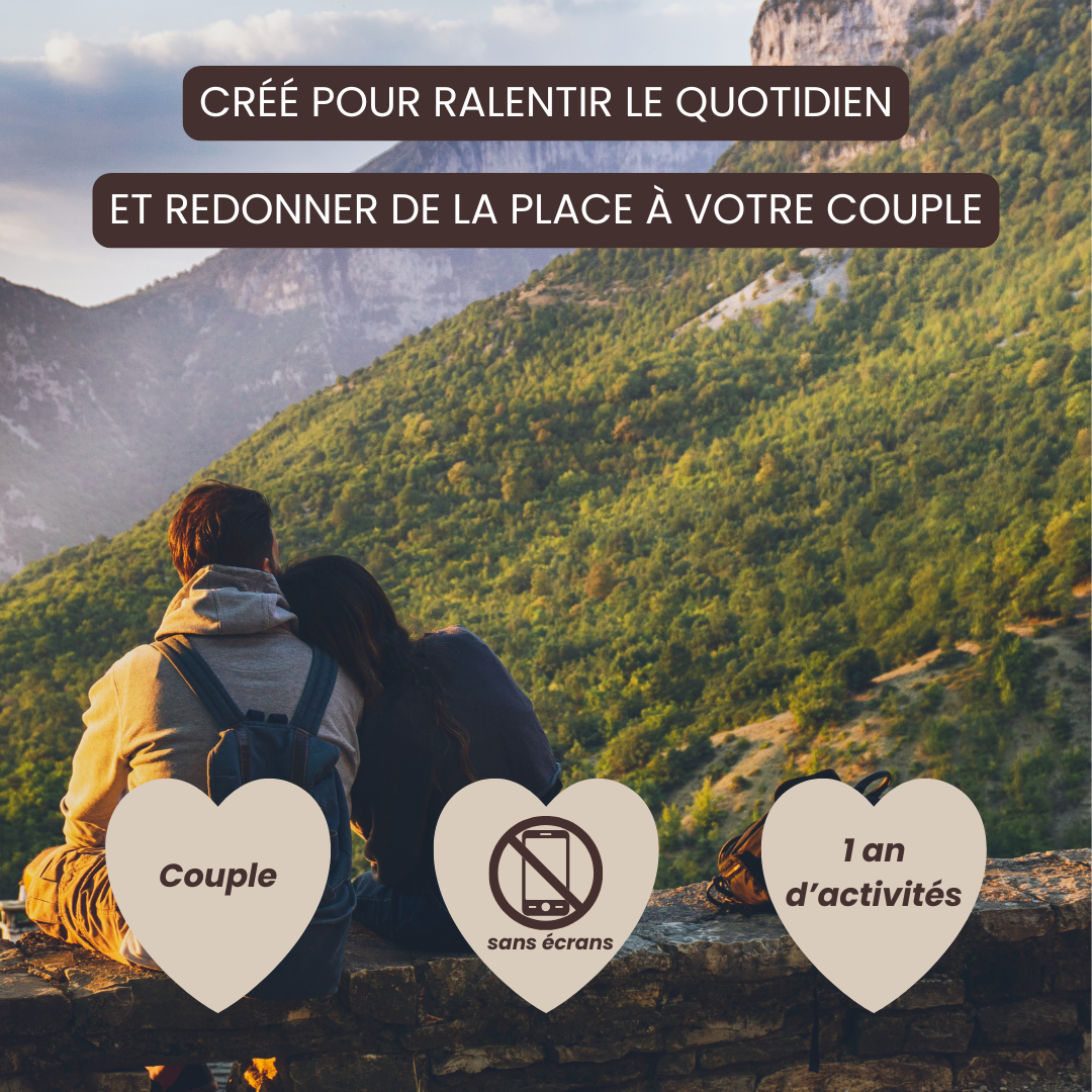 Calendrier couple - moments de qualité sans écran