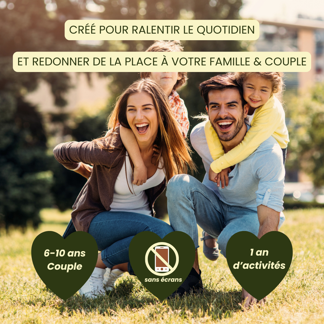 Pack échange & grand Lifee - contenu des 2 calendriers d'activités pour enfants 6-10 ans et couple sans écran
