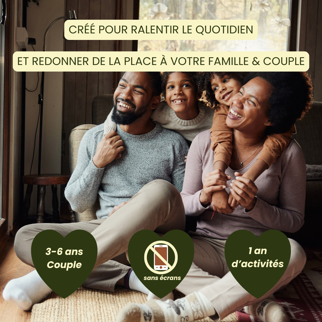 ralentir le quotidien en famille et couple sans écran